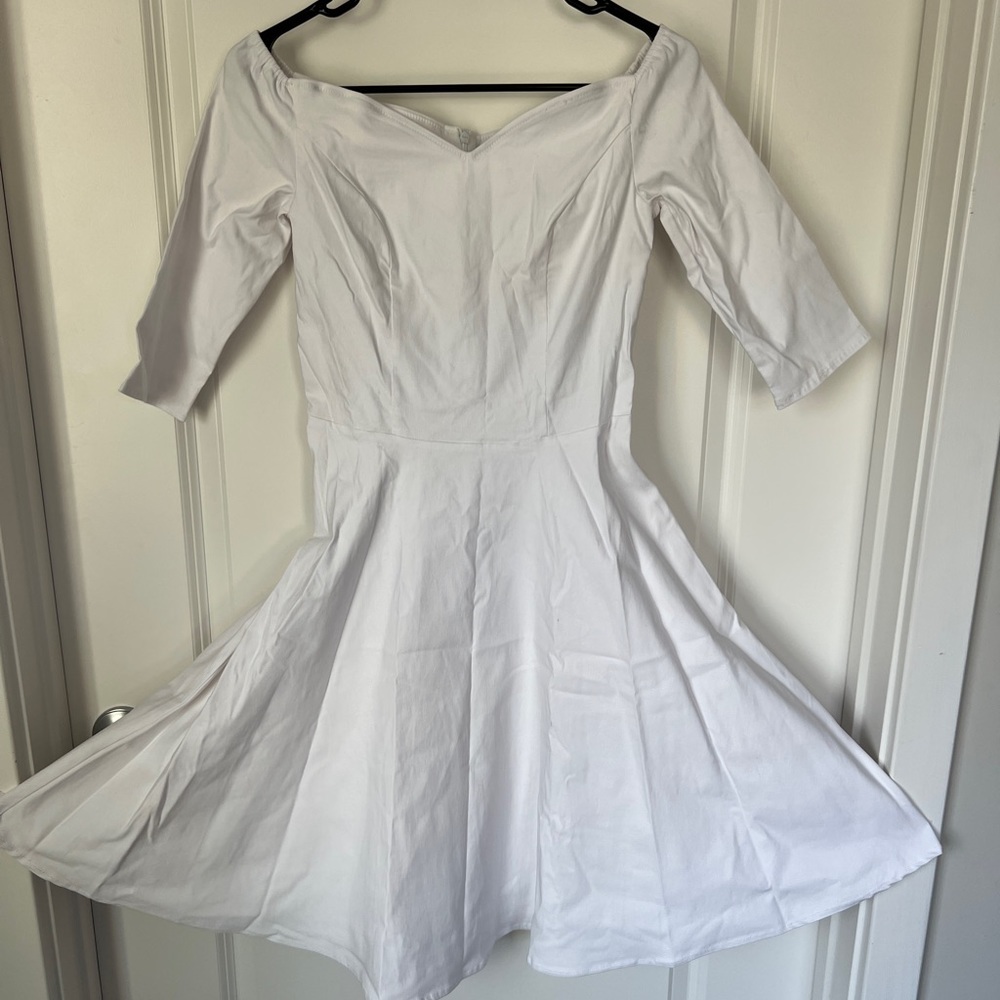 White dress